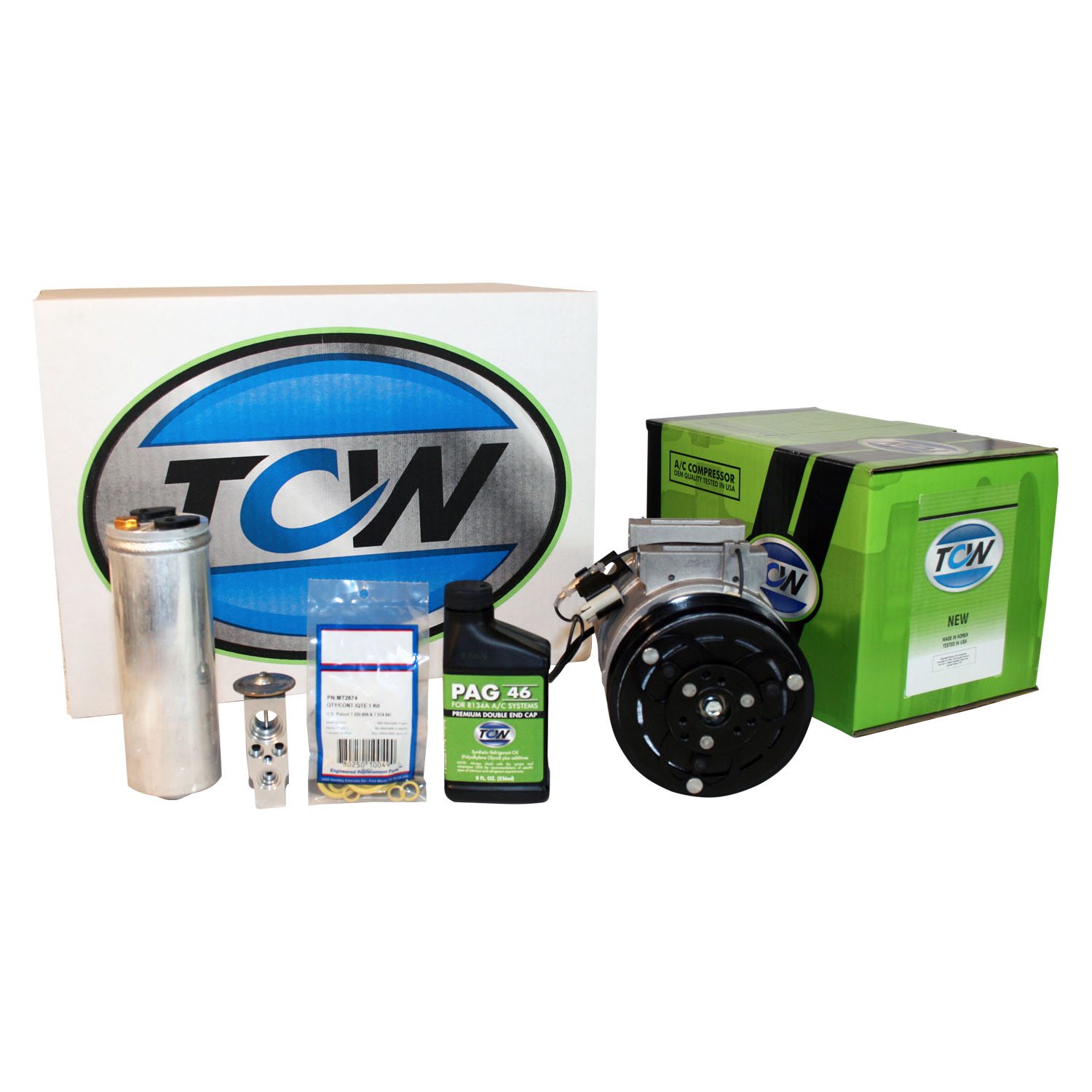 TCW Vehicle A/C Kit K1000986N New The Compressor Warehouse